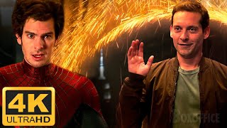 Andrew Garfield Spider Man meets Tobey Maguire Spider Man in No Way Home 2021 [upl. by Delamare970]