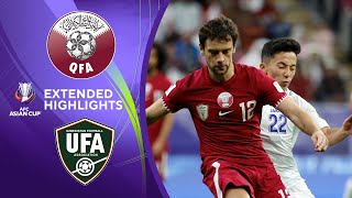 Qatar vs Uzbekistan  Extended Highlights  AFC Asian Cup  CBS Sports Golazo [upl. by Aikyn]