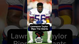 Lawrence Taylor EMBARRASSED By Giants Week 1 Performance [upl. by Townshend335]