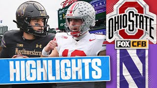 No 2 Ohio State Buckeyes vs Northwestern Wildcats highlights  FOX College Football [upl. by Trin837]