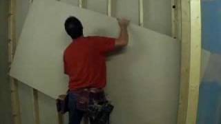 How to Hang Drywall [upl. by Cartan667]