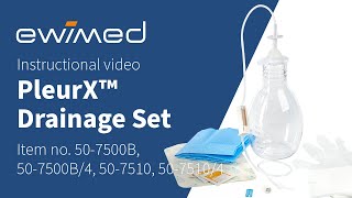 Instructional video  PleurX™ Drainage Set [upl. by Lorolla]