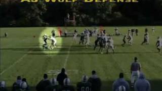 AJ Wolf 2010 Junior Year Football Highlights [upl. by Ymled]