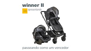 carrinho travel system winner II  apresentando  kiddo [upl. by Quirita686]