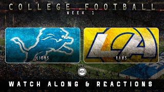 Lions vs Rams  Live Reactions [upl. by Howes]