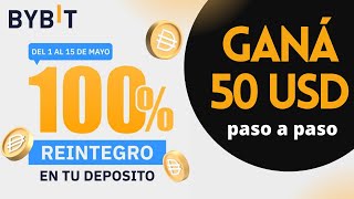 Bybit ✅ COMO GANAR 5 USD por referido TIEMPO LIMITAD0 [upl. by Nicodemus]