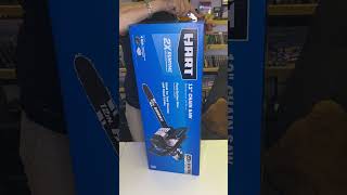 Hart 12 inch chainsaw 20 volt hart powertools walmart chainsaw unboxing [upl. by Eberly]