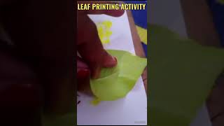 Leaf printing activitykastej academy [upl. by Twum28]