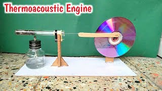 How To Make Thermoacoustic Engine at homeDIY [upl. by Natka281]