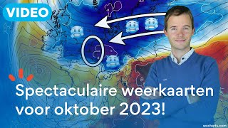 Krijgen we straks sneeuw in oktober 2023 Weermodellen geven signalen [upl. by Allerie]