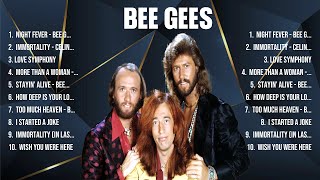 Bee Gees Top Hits Popular Songs Top 10 Song Collection [upl. by Nwahc]