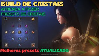 APRENDA A BUILDAR OS CRISTAIS  PRESETS BARATOS AO ENDGAME  BLACK DESERT ONLINE [upl. by Ariamat]