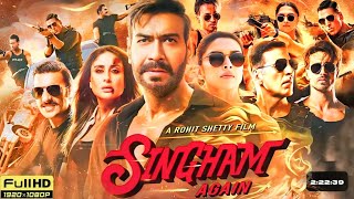 Singham Again Full Movie Hindi Dubbed  Ajay Devgan Akshay Kumar Dipika Ranveer Tiger Arjun Review [upl. by Yessac]