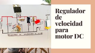 Regulador de velocidad para motor eléctrico DC [upl. by Ahsiuqram]