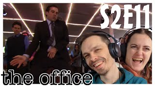 The Office REACTION  Season 2 Episode 11  Booze Cruise [upl. by Atnom844]