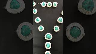 Big Turquoise Necklace Build  Jewelry Making  Silversmith Jewelry  Shorts [upl. by Enihsnus]