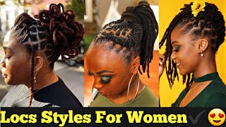 40 New Dreadlocks Hairstyles For Women 2024 short medium amp Long Locs Styles [upl. by Rodger]