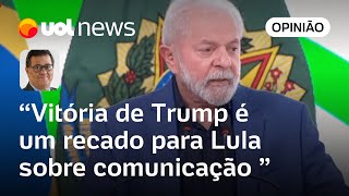 Trump eleito é recado a Lula para melhorar comunicação sobre economia diz Tales Faria [upl. by Chrissy651]