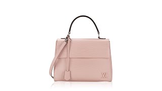 Louis Vuitton Epi Cluny MM Rose Ballerine [upl. by Alisun92]