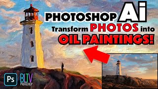 Photoshop Ai Create the Look of PAINTINGS from PHOTOS with Generative Fill [upl. by Rayburn854]