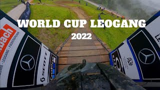 Downhill WORLD CUP Leogang 2022  WC Vlog 1  Leo Freund [upl. by Heinrik208]