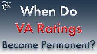 When Do VA Disability Ratings Become Permanent [upl. by Nima156]