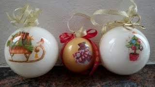 Tutorial sfere natalizie in plexiglass Tutorial christmas balls [upl. by Marpet515]