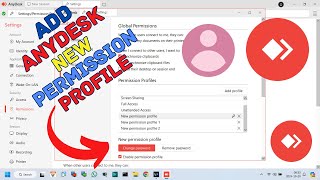 How to add profile in AnyDesk application [upl. by Beebe]