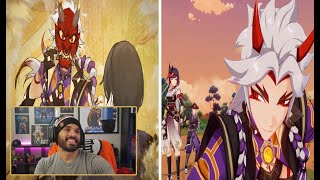 Smack Reacts To Arataki Itto Character Demo amp Teaser Trailers  Genshin Impact Arataki Itto Hype [upl. by Barcus911]