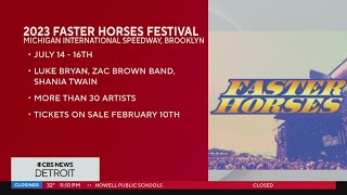 Faster Horses Festival reveals 2023 lineup for quotParty of the Decadequot [upl. by Tranquada]