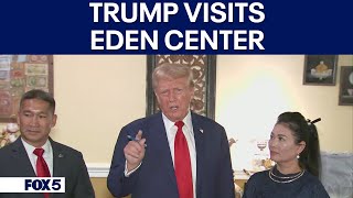 FULL SPEECH Trump and Hung Cao visit Vietnamese community in Virginia [upl. by Raseac379]