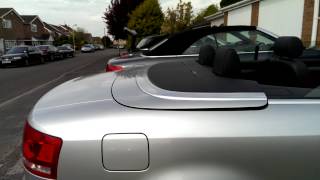 Audi A4 B6B7 Convertible Cabriolet Roof Fault No 2 [upl. by Birch666]