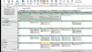 Create and Share Calendar in Outlook [upl. by Furlong]