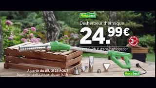 Publicité 2018  Lidl  Florabest  Désherbeur thermique [upl. by Nosahc]