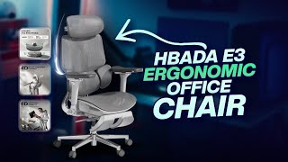 The Best Office Chair of 2024 Hbada E3！ [upl. by Melvena]