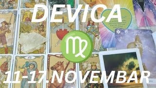 DEVICA ♍ Neko će konačno da napravi ozbiljan korak ka vama ❤️🔥🍀✨ 1117NOVEMBAR TAROT [upl. by Yznil]