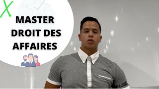 ✅Comment réussir au concours MASTER Droit des affaires [upl. by Aicac15]