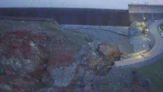 Oroville Spillway February 13 2017 at 7AM [upl. by Ahsert]