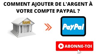 Comment ajouter de largent à votre compte PayPal  📣📣 [upl. by Atenaz]