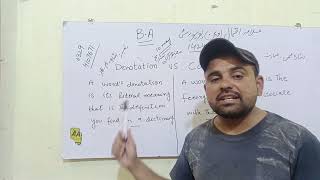 Denotation vs Connotation Aiou code 1424 Final guess paper [upl. by Selassie]