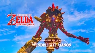 HOW TO DEFEAT WINDBLIGHT GANON BOSS DIVINE BEAST VAH MEDOH  ZELDA BREATH OF THE WILD  SWITCH [upl. by Brade]