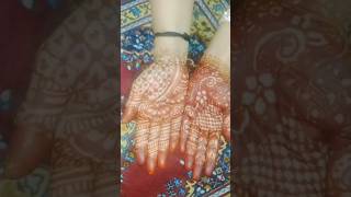 Karva chauth special mehandi designmehandi designdastana mehandiviral trendingRR beauty tutoria [upl. by Esinaj]