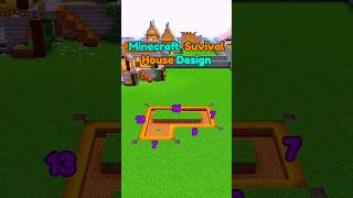 Minecraft Easy Survival House Design 🏡  Minecraft Starter House  shorts minecraft [upl. by Federico]