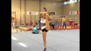 Carlotta Ferlito 2016  Mustafina  double turn [upl. by Yeldud336]