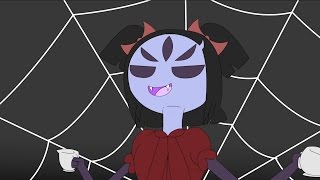 Frisk vs Muffet Undertale Animation [upl. by Halak]