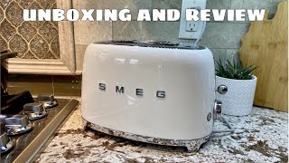 SMEG 2SLICE TOASTER  UNBOXING AND REVIEW [upl. by Zahavi901]