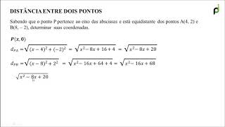 QUESTÃO 04  DISTÂNCIA ENTRE DOIS PONTOS [upl. by Kcaj934]