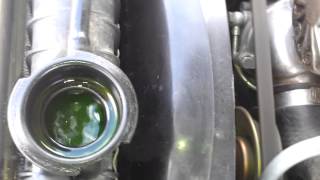 Radiator bubbles or normal coolant flow [upl. by Silverman495]