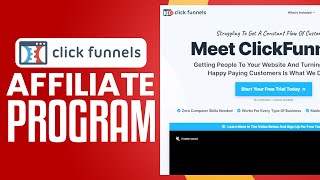 ClickFunnels Affiliate Program Tutorial 2024  How To Make Money From ClickFunnels [upl. by Leinto]