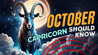 October 2024 CAPRICORN HOROSCOPE Key Astrological Predictions and Insights capricorn horoscope [upl. by Lefty]